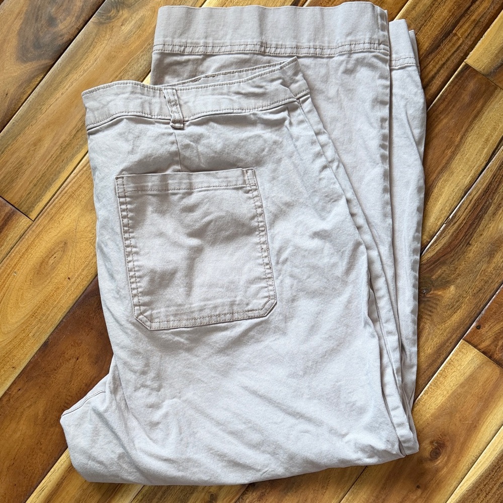 Old Navy Women's Wide Leg Pants - Light Tan